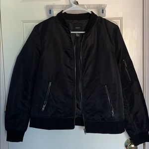 Black Bomber Jacket